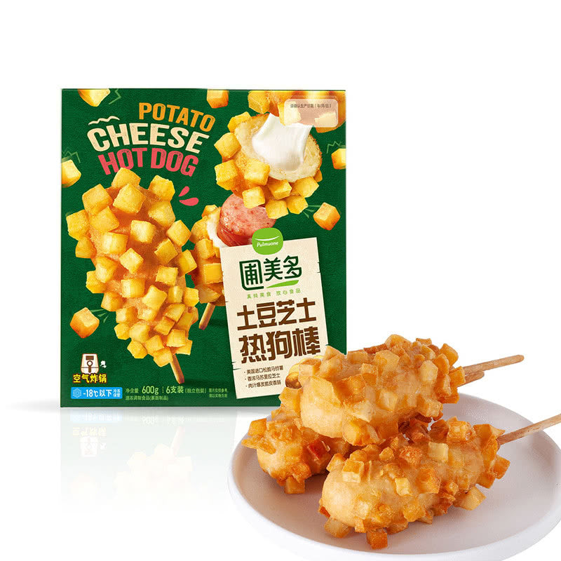 圃美多(Pulmuone) 馬鈴薯起司熱狗棒 600g(6支裝)