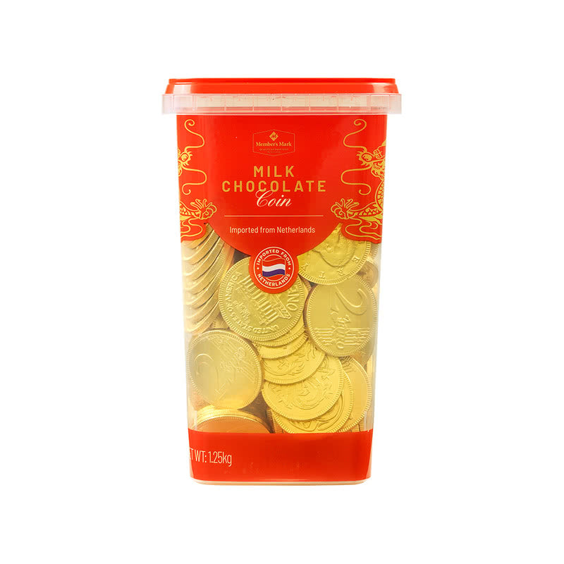 Member's Mark 金幣形牛奶巧克力 1.25kg