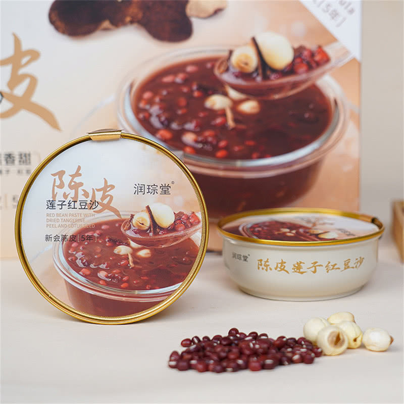 Runcongtang Tangerine Peel Lotus Seed Red Bean Paste 185g*8