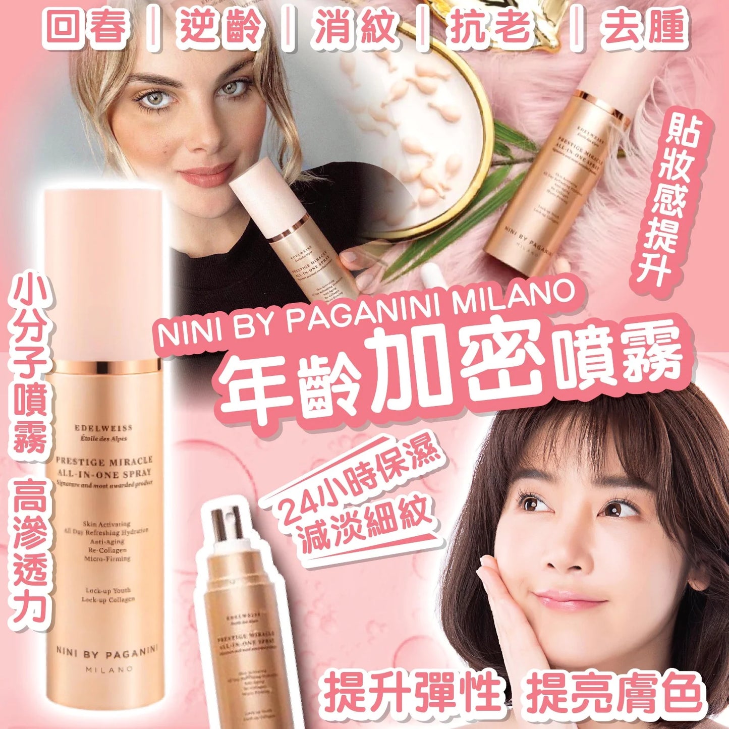 意大利Nini by paganini milano 年齡加密噴霧
